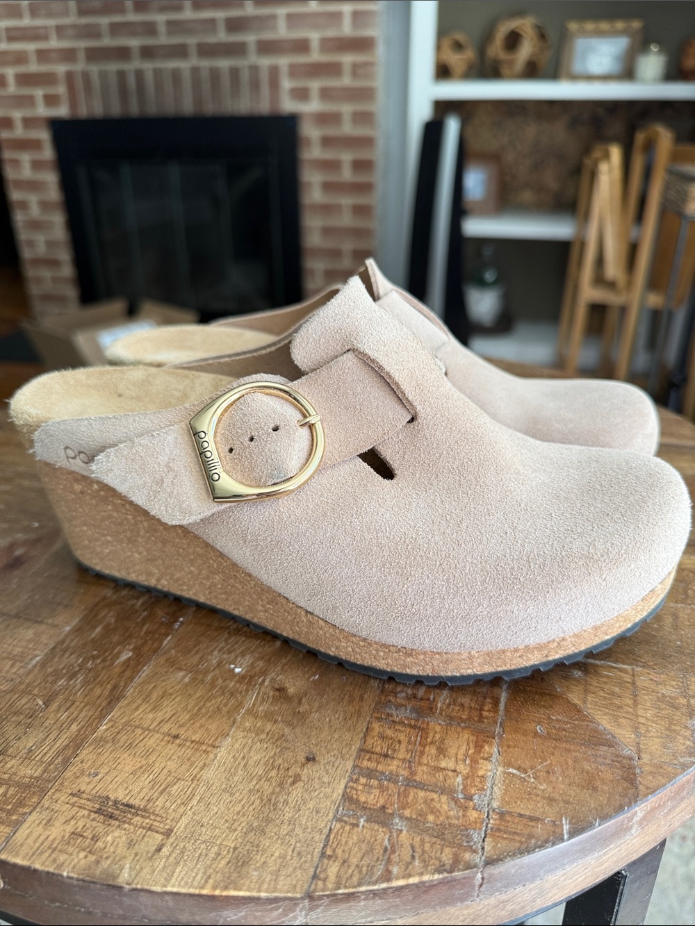 Papillio by Birkenstock Fanny Wedge Clogs 38/7 - Picture 15 of 16